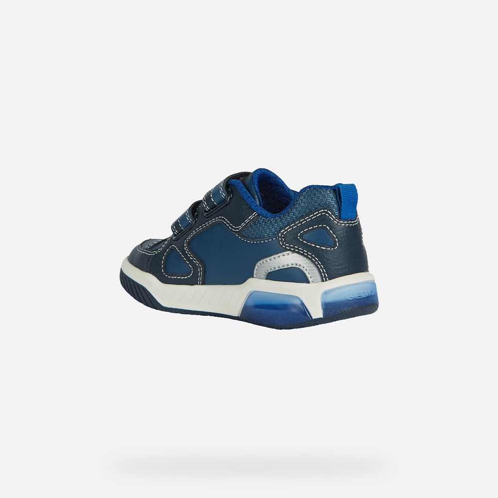 Geox Sneakers Navy Inek - Geox Boys Shoes - YQVROZ487